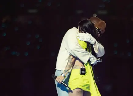 Cazzu se presenta como invitada en concierto de Bad Bunny en Argentina