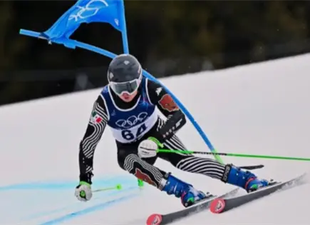Lasse Gaxiola hace historia en Mil&aacute;n 2026 con debut en slalom gigante