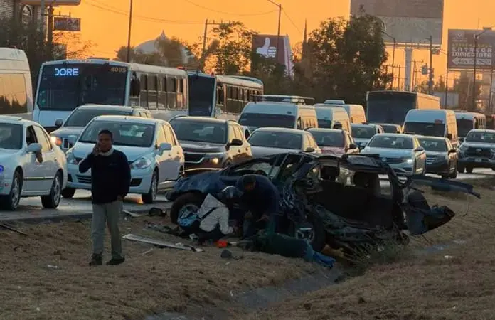 Un herido, deja fuerte choque