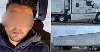 Chofer tra&iacute;a tractocami&oacute;n con placa sobrepuesta