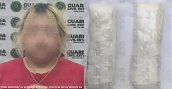 Detienen a mujer que intent&oacute; ingresar "cristal" a La Pila