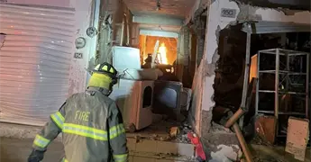 Explota tanque de gas en Villa de Pozos