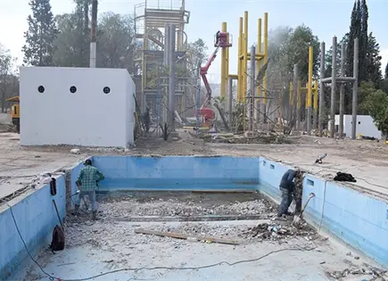 Registran da&ntilde;os en balneario del parque Tangamanga I