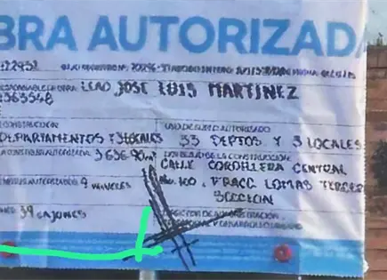 Permiso de edificio en Lomas, para 9 niveles; alcalde asegura que ser&aacute;n seis