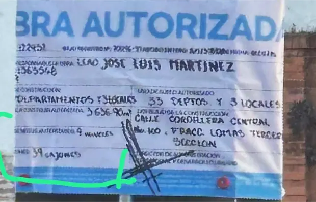 Permiso de edificio en Lomas, para 9 niveles; alcalde asegura que serán seis Permiso de edificio en Lomas, para 9 niveles; alcalde asegura que serán seis