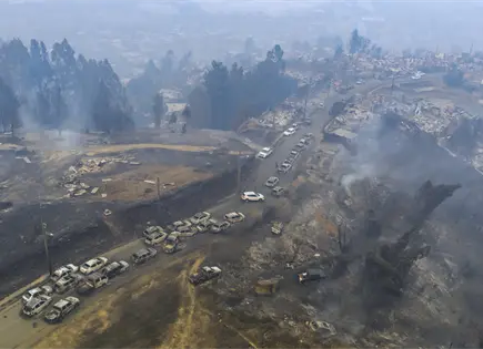 Incendios forestales en Maule: evacuaciones y da&ntilde;os en Vichuqu&eacute;n