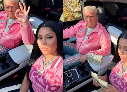 Nicki Minaj comparte imágenes con Donald Trump creadas con IA Nicki Minaj comparte imágenes con Donald Trump creadas con IA