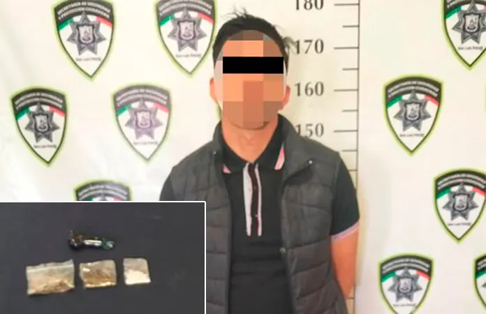 Sorprenden a sujeto en posesión de drogas