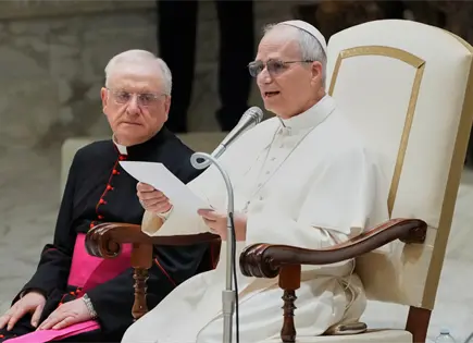 Papa Le&oacute;n XIV encabeza su primer Mi&eacute;rcoles de Ceniza