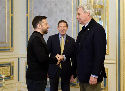 Senadores de EE.UU. regresan de Ucrania con plan de sanciones a Rusia