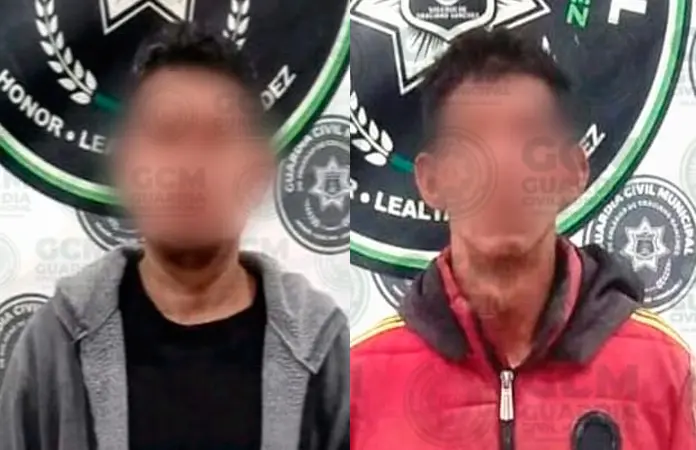 Apresan a dos hombres por presunta violencia familiar
