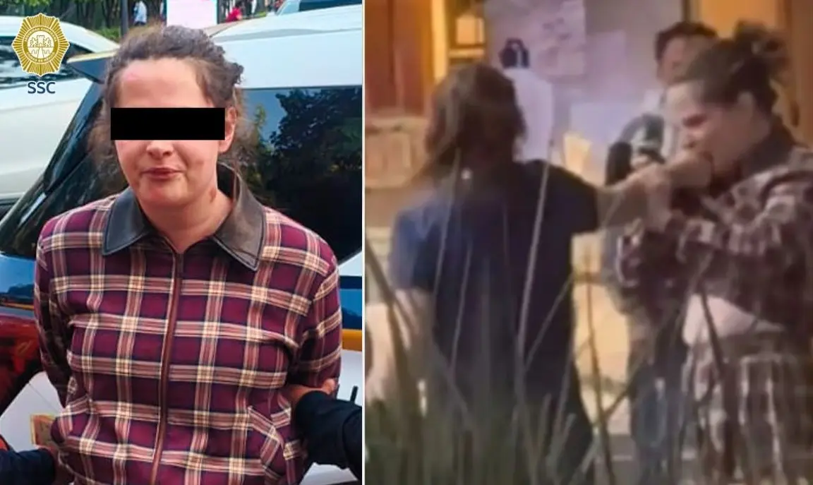 Detienen a "LadyNaucalpan" tras agredir a ciclista en Polanco