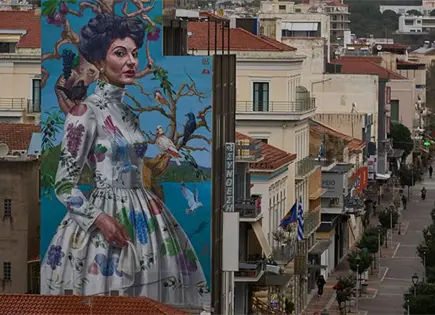 Eligen mural en Grecia como el mejor del mundo