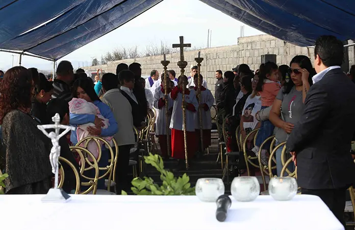 Realizan una misa en Pasta de Conchos