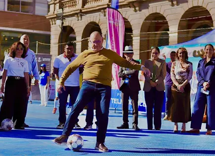 San Luis arranca torneo nacional "De la Calle a la Cancha"