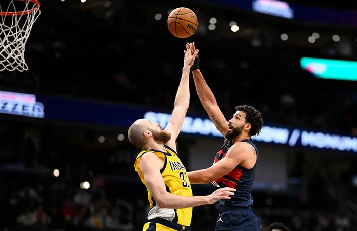 Superan los Wizards con apuros a Pacers