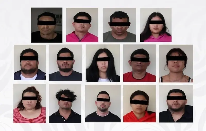 Caen 14 presuntos miembros del CJNG y liberan secuestrado