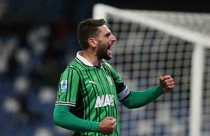 Sassuolo gana con doblete de Berardi