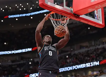 Pistons vencen a Bulls de Chicago