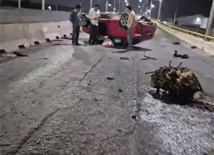 Se estrella Audi en Periférico Norte Se estrella Audi en Periférico Norte