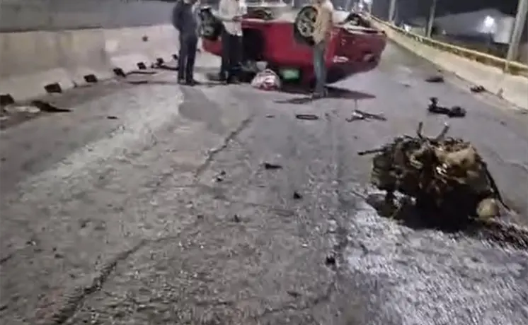 Se estrella Audi en Perif&eacute;rico Norte