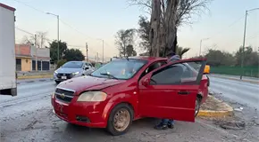 Choque por alcance en Fray Diego de la Magdalena; sólo daños