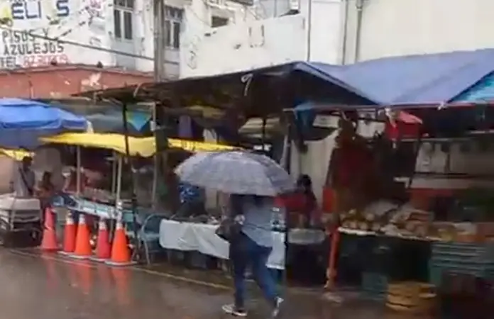 Comerciantes invaden áreas peatonales