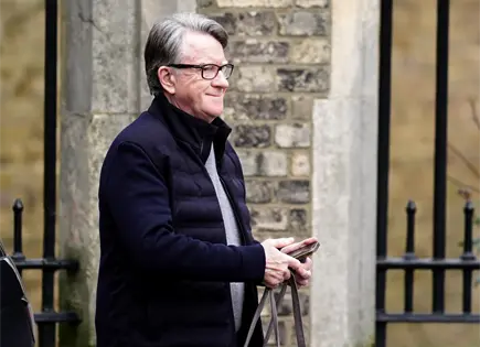 Exembajador Mandelson investigado y liberado en Reino Unido