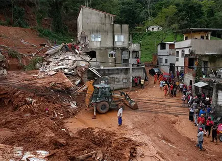 Inundaciones graves en el sureste de Brasil Inundaciones graves en el sureste de Brasil