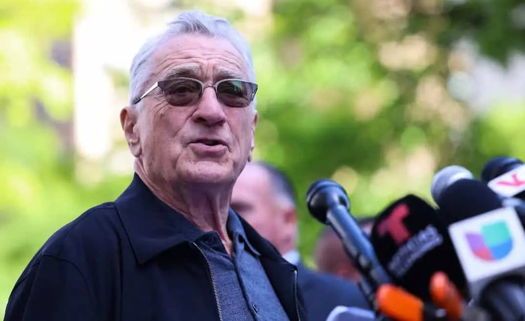 Robert De Niro llama "enemigo" a Trump y pide sacarlo de la presidencia