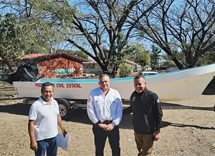 Dona PC lancha a oficina municipal