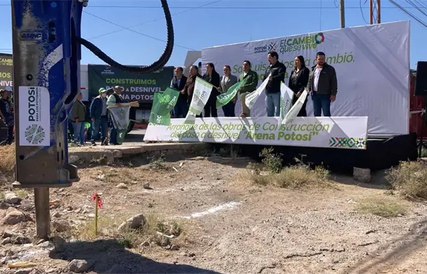 Sin licitar, arranca nuevo paso a desnivel en Circuito Potos&iacute;