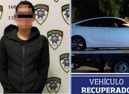 Recuperan auto robado en la Aviaci&oacute;n; detienen a mujer