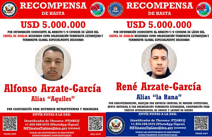 EU ofrece recompensa de 5 mdd por La Rana