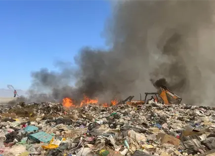 Nuevo incendio, ahora en basurero de Villa de Reyes Nuevo incendio, ahora en basurero de Villa de Reyes