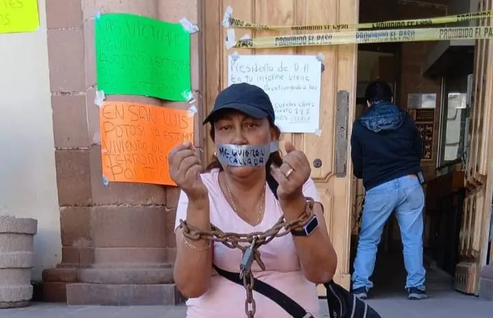 Por protesta, suspenden informe de la CEDH en Congreso