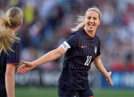 Estados Unidos vence 2-0 a Argentina en SheBelieves Cup en Nashville