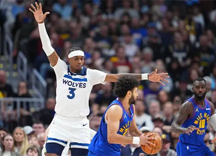Timberwolves vencen a Nuggets y avanzan en la Conferencia Oeste