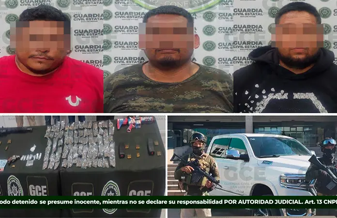 Atrapan a c&eacute;lula delictiva en Villa de Reyes