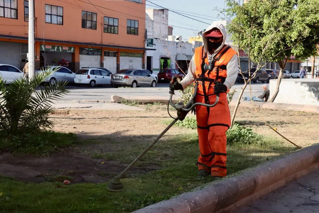 Trabajos en la Plaza del Mariachi.