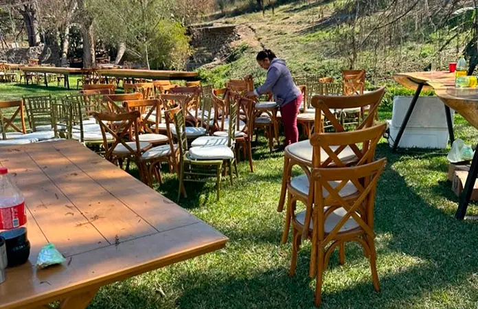 Díaz Salinas usa personal de la Sedarh en su rancho