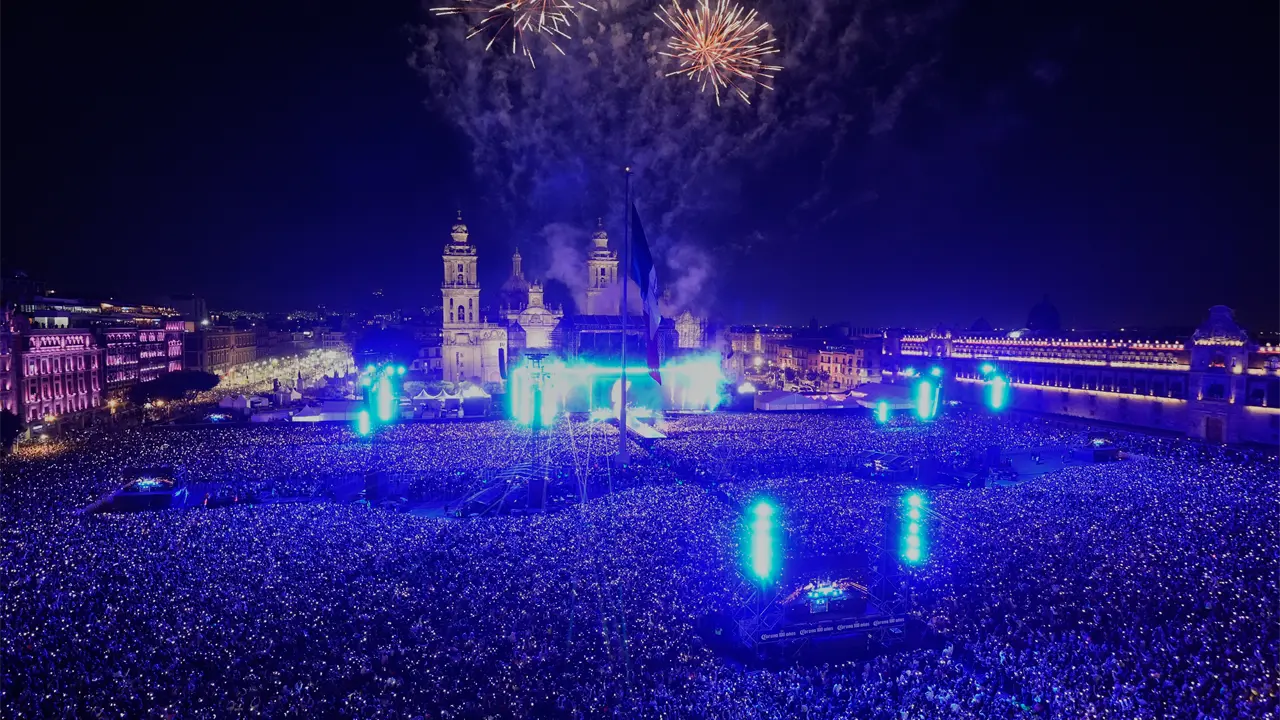 Shakira rompe r&eacute;cord con concierto masivo en Z&oacute;calo de Ciudad de M&eacute;xico