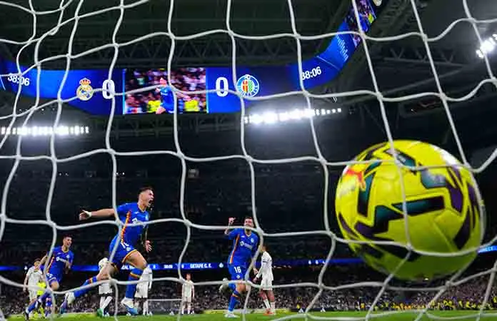 Sorprende Getafe al Real Madrid