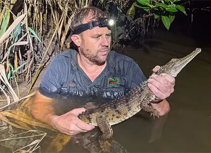 Capturan cocodrilo a 2.000 km de su h&aacute;bitat