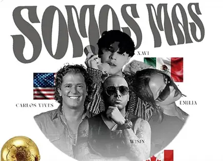 CARLOS VIVES EN &acute;SOMOS M&Aacute;S&acute;, UN HIMNO DE LA COPA MUNDIAL