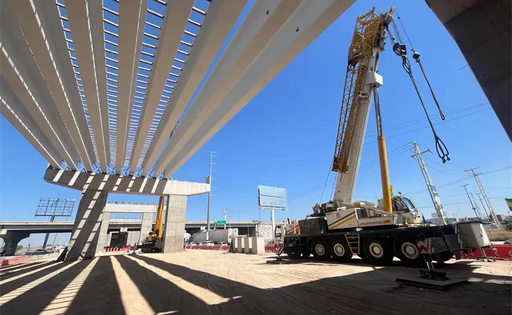 Entérate | Montarán hoy trabes de puente de Circuito Potosí Entérate | Montarán hoy trabes de puente de Circuito Potosí