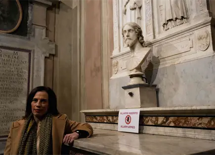 Investigadora Valentina Salerno atribuye busto de Cristo a Miguel &Aacute;ngel en Roma