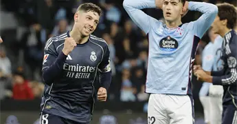 Valverde rescata al Madrid en el agregado