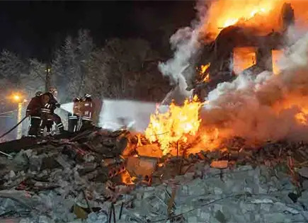 Impacto de misil ruso en J&aacute;rkiv; 10 muertos