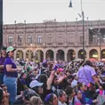 Marcha por el día de la mujer inicia en Alameda Marcha por el día de la mujer inicia en Alameda